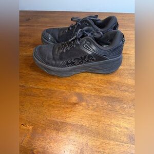 Hoka One One Bondi 7 Sneakers Women's S
Black Running Shoes-1110519 BBL